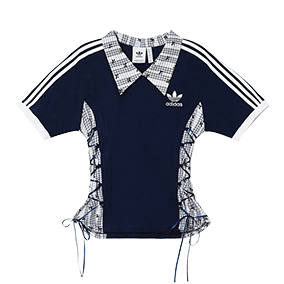 [ CUSTOM ] Adicolor Bow Lace Ribbon Dark Blue/White